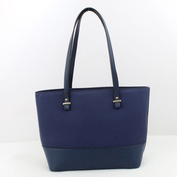 3-in-1 colorblock tote set - blue
