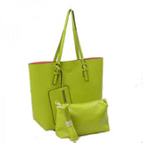 Market tote with pouch - blush