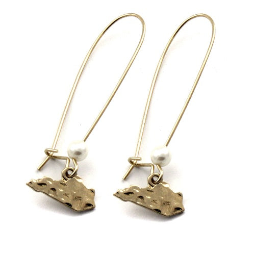 Kentucky State earring - gold
