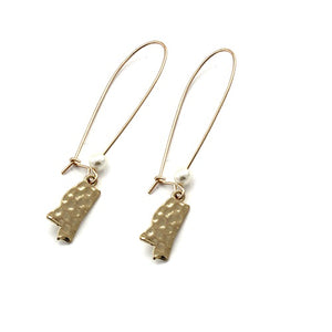 Mississippi State earring - gold