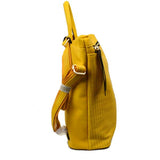 Front zip backpack - yellow
