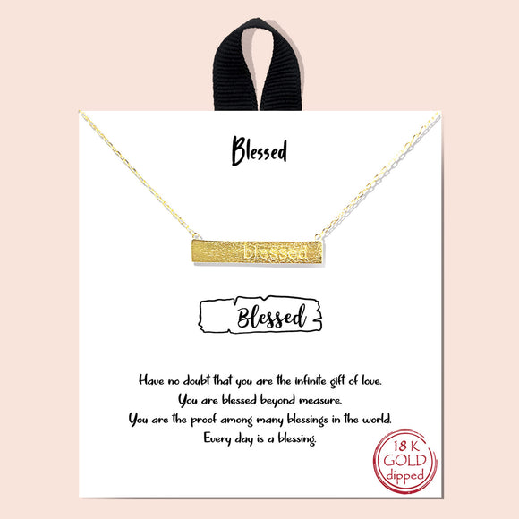Blessed necklace - gold