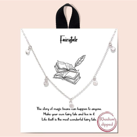 Fairytale necklace - silver