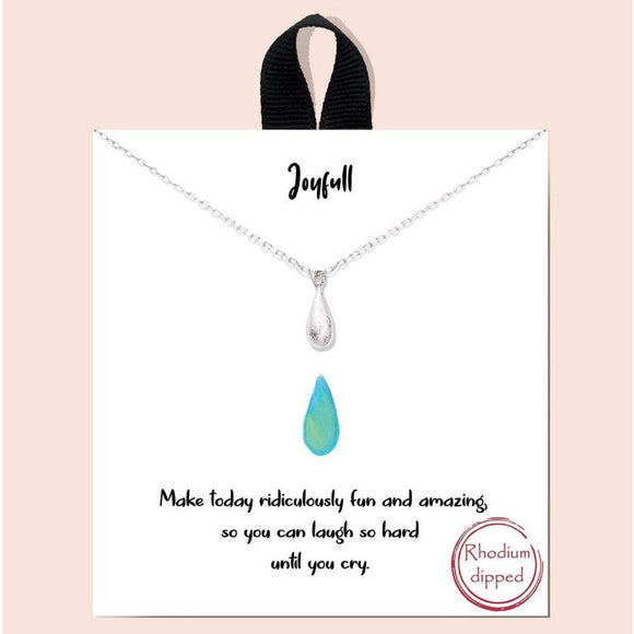 Joyfull necklace - silver