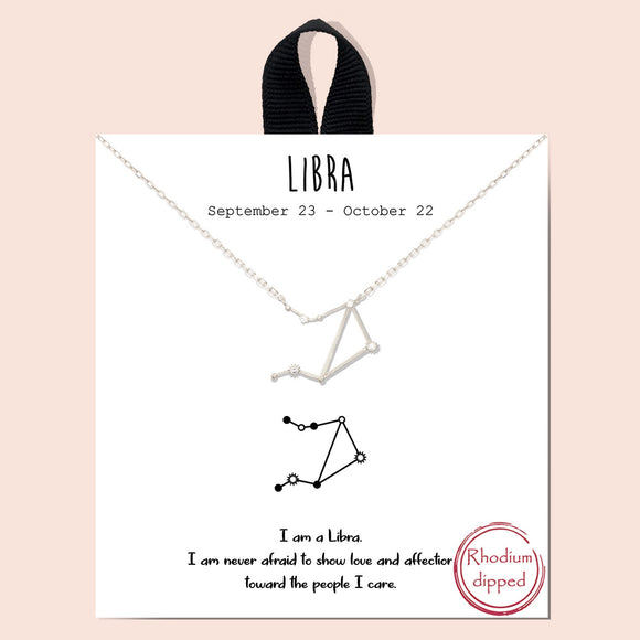 Zodiac - Libra 9/23-10/22 - silver