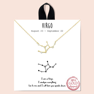 Zodiac - Virgo 8/23-9-22 - gold