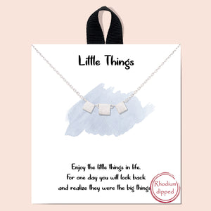Little things necklace - silver