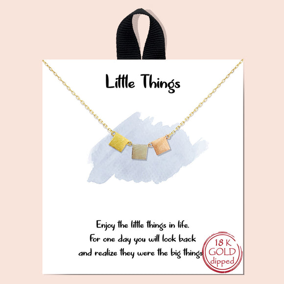Little things necklace - multi
