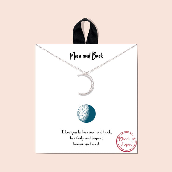 Moon and Back - silver