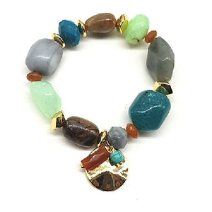 Chunky homaica bead bracelet