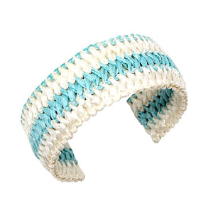 Fashion cuff bracelet - straw like