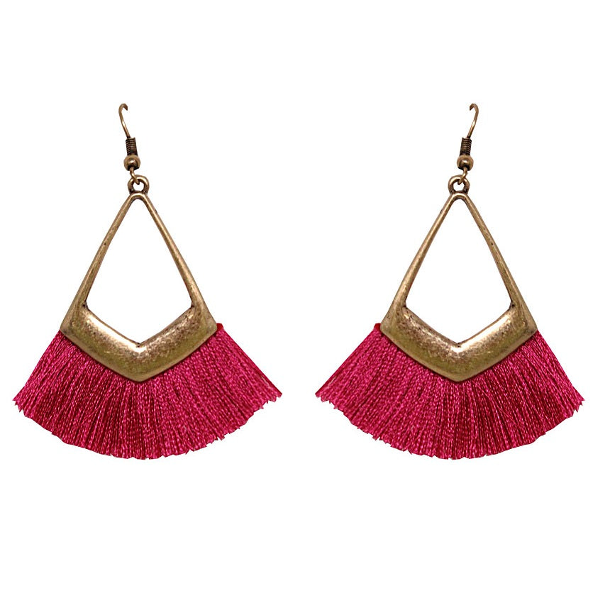 Tassel earring – Pink Vanilla