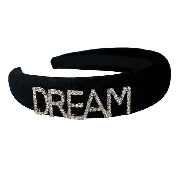 Dream headband - black clear