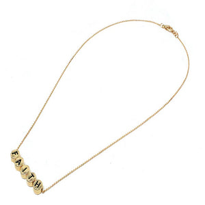 Faith necklace - gold