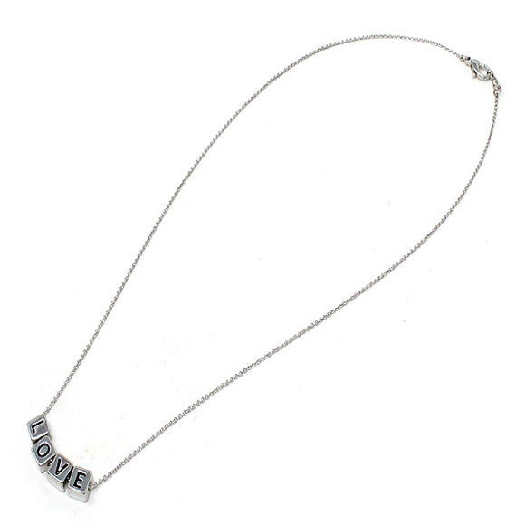 Love  necklace - silver