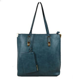 4 in 1 tote set - turquoise