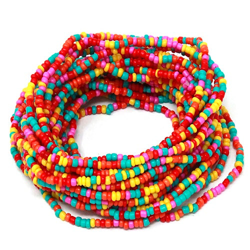 Colorful seed bead bracelet - multi