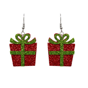 [12PC] Christmas Gift Box earring