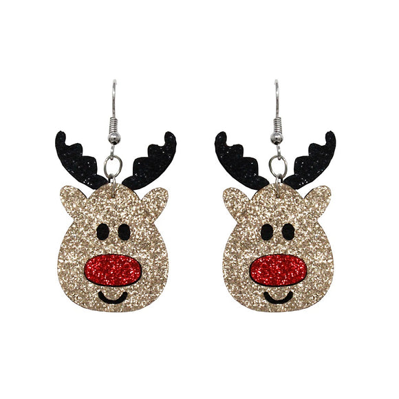 [12PC] Christmas Reindeer earring