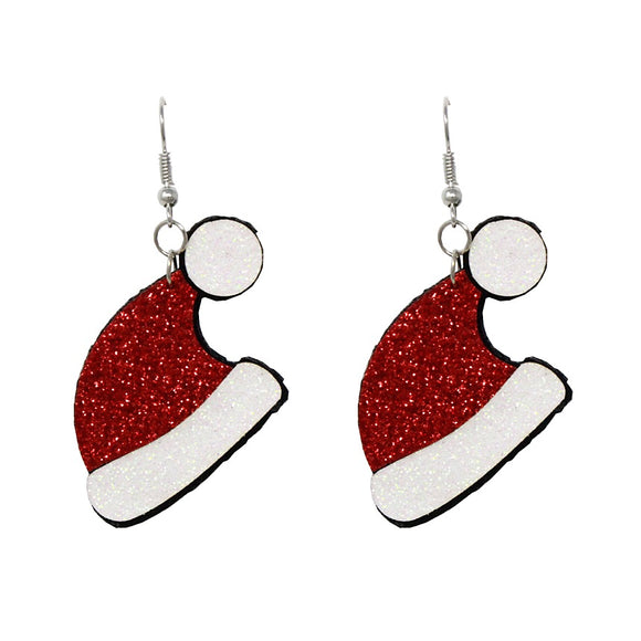 [12PC] Christmas Santa Hat earring