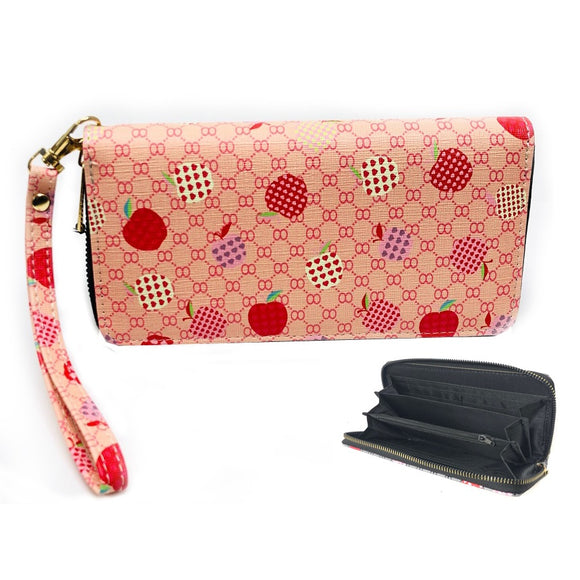 Designer inspired fruits bag - pink