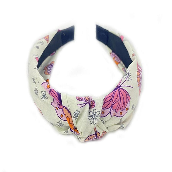Butterfly headband - white