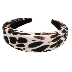 Leopard headband - natural