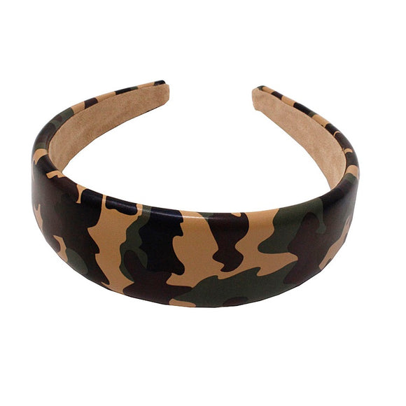 Camo headband - brown