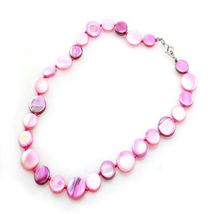 Single shell necklace set - fusha