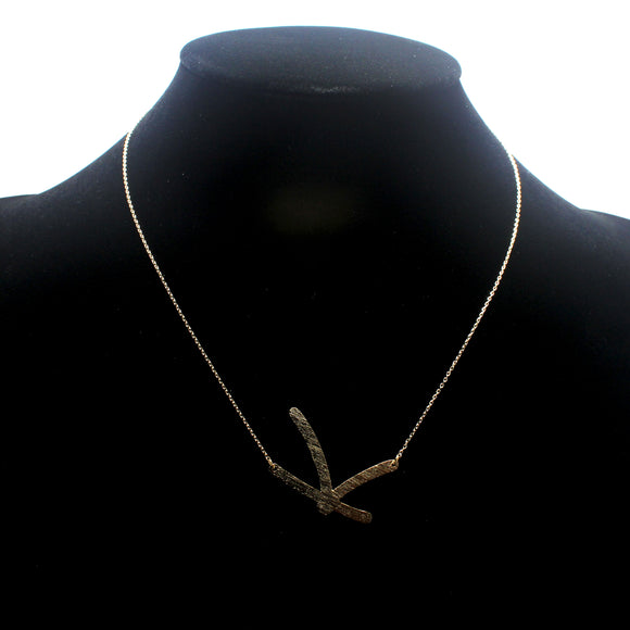 INITIAL "K" NECKLACE