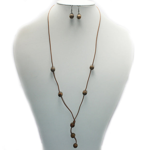 NATURAL STONE NECKLACE SET
