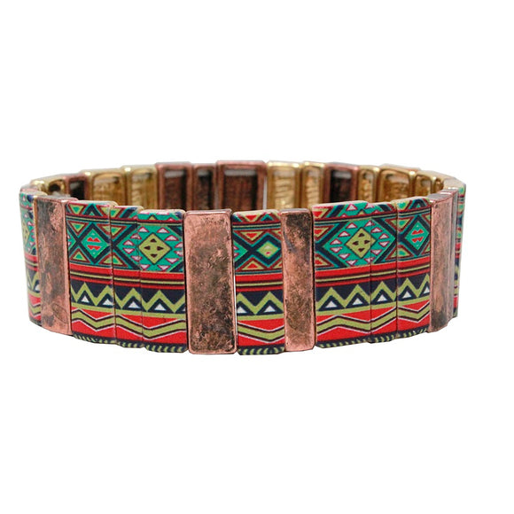 Aztec bracelet - copper