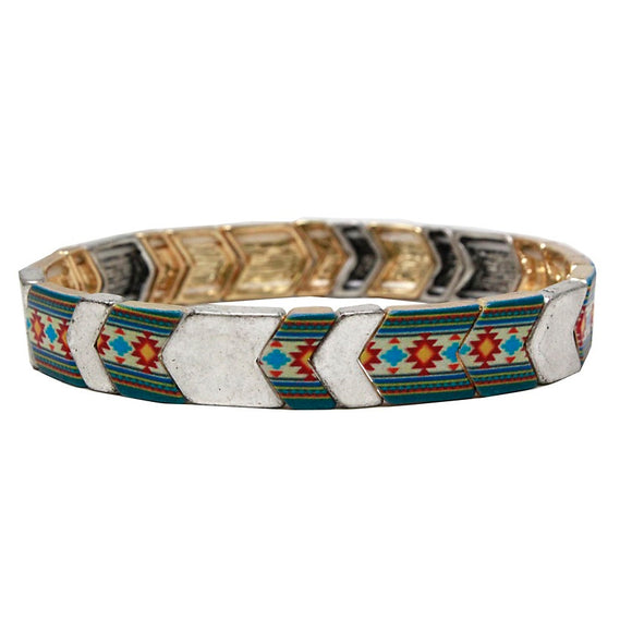 Chevron w/ aztec bracelet