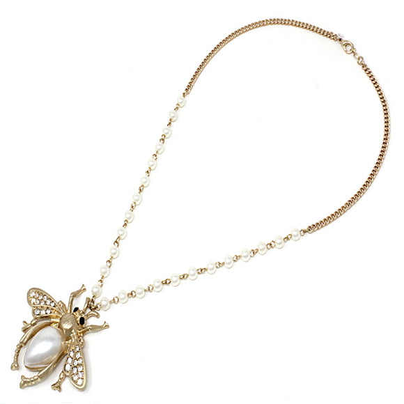 Insect Goldbug necklace set