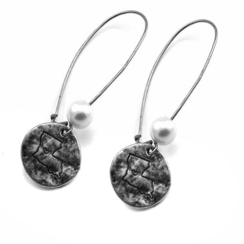Lousiana State earring  - silver