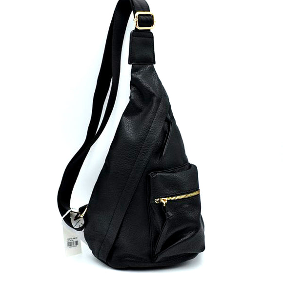 Fashion sling pack - black
