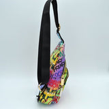 Graffiti sling bag - multi 3