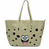 SpongeBob print  tote - gold