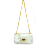 Small jelly chain crossbody bag - multi 7