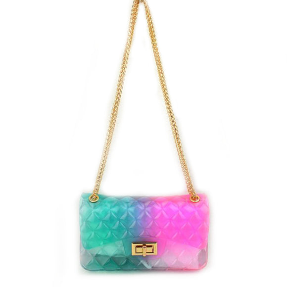 Jelly chain crossbody bag - multi 1