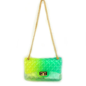 Jelly chain crossbody bag - multi 4