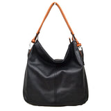 Single handle shoulder bag - black