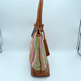 Straw tassel tote - multi 4