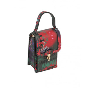 Graffiti cellphone crossbody bag - multi 5