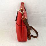 Front zipper crossbody bag - blush