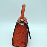 Crocodile embossed tote - stone