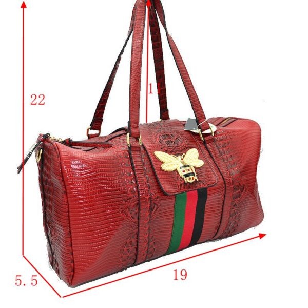 Shoulder Bags Handbag Purse Flap Wallet Fashion Bee Decoration Hardware  Buckle Embroidered Wide Strap Canvas Leather Red Green Fabric High Quality  Bag From Womenluxury, $134.72 | DHgate.Com