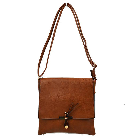 Classic crossbody bag - brown