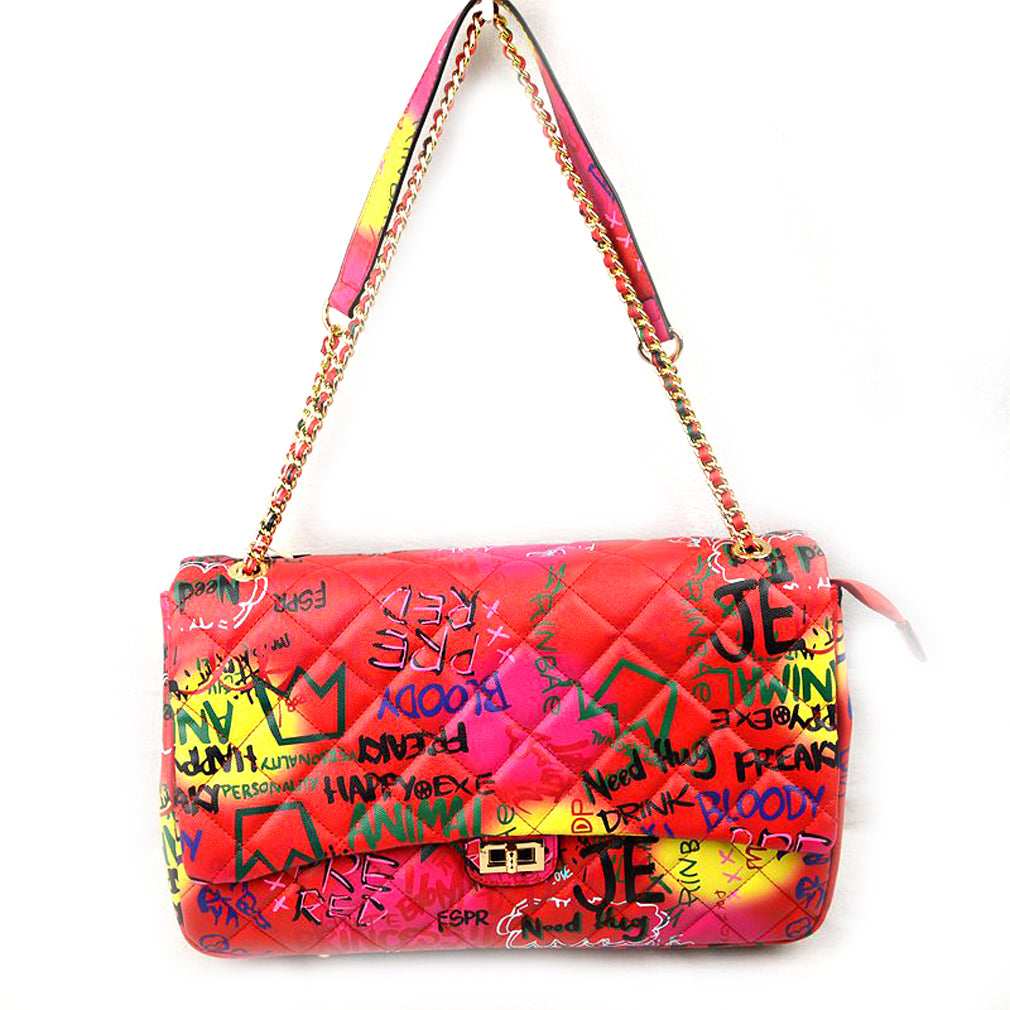 Graffiti bag – Pink Vanilla