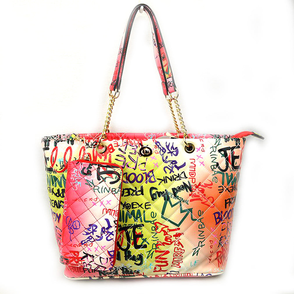 Graffiti bag – Pink Vanilla